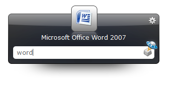 Ouverture de Word 2007 dans Launchy