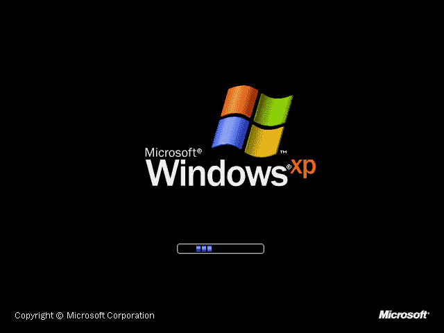 Boot Screen Windows XP